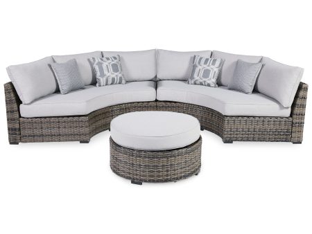 Harbor Court - Dark Gray - 3 Pc. - Sectional Lounge Set Sale