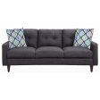 Watsonville - Upholstered Track Arm Tufted Sofa - Gray Discount