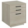 Loomis - 3-Drawer Home Office File Cabinet - Whitewashed Gray Cheap