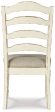 Realyn - Chipped White - Dining UPH Side Chair (Set of 2) - Ladderback Online now