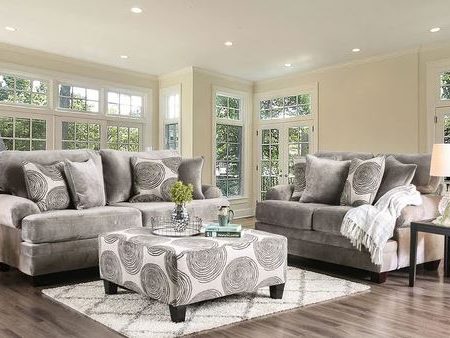 Groovy - Smoky Grey - 2pc Sofa & Love seat Collection Sale