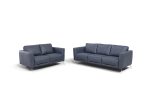 Astonic - Sofa - Blue Leather Online