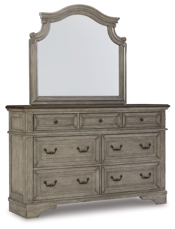 Lodenbay - Antique Gray - Dresser, Mirror Hot on Sale