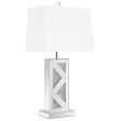 Carmen - Tapered Shade Mirrored Table Lamp - Silver Online