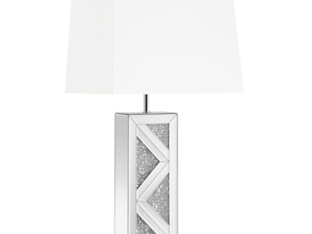 Carmen - Tapered Shade Mirrored Table Lamp - Silver Online