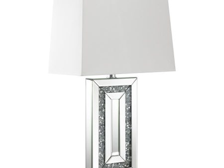 Ayelet - Tapered Shade Mirrored Table Lamp - Silver Supply