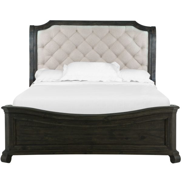 Bellamy - Complete Sleigh Bed With Shaped Footboard For Discount