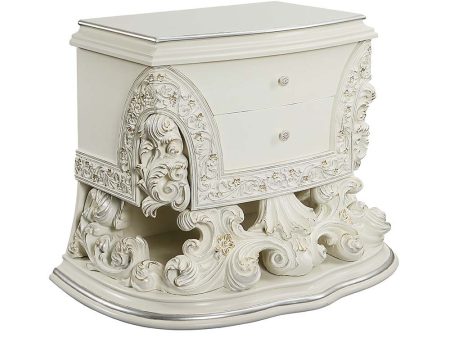 Adara - Nightstand - Antique White Finish Cheap