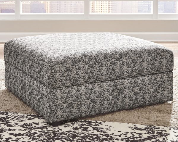 Kellway - Bisque - Ottoman With Storage Online