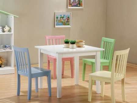 Rory - 5 Piece Kids Table And Chairs Set - Multi Color Hot on Sale