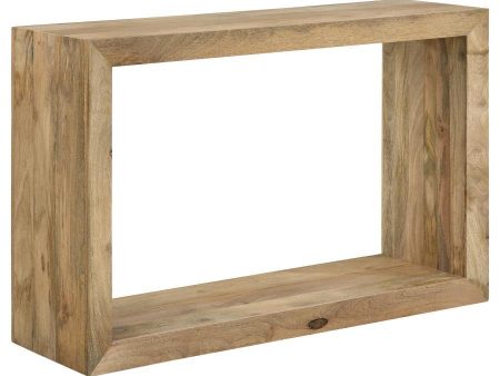 Benton - Rectangular Solid Wood Sofa Console Table - Natural For Sale