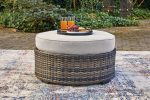 Harbor Court - Gray - Ottoman with Cushion For Cheap