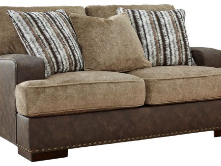 Alesbury - Chocolate - Loveseat Hot on Sale