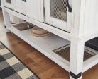 Valebeck - White   Brown - Dining Room Server For Cheap