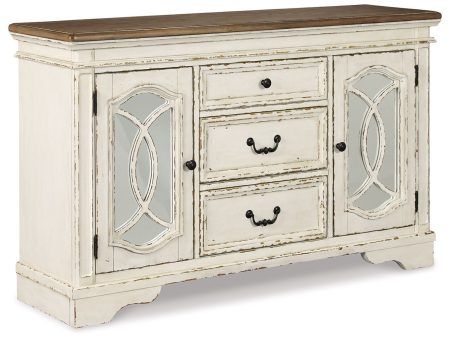 Realyn - Chipped White - Dining Room Server Hot on Sale