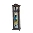 Lindsey - Curio Cabinet - Dark Brown - 22  Hot on Sale