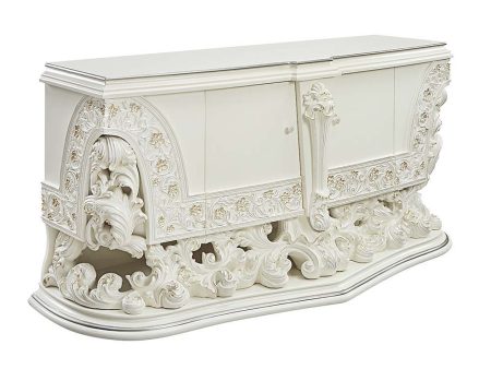 Adara - Server - Antique White Finish Online now