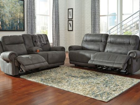 Austere - Gray - 2 Pc. - Reclining Sofa, Loveseat Hot on Sale