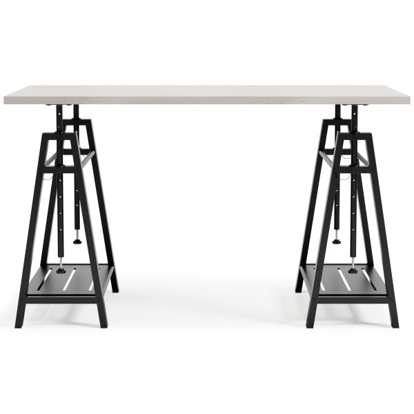 Bayflynn - White   Black - Adjustable Height Desk Cheap