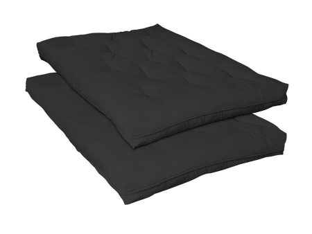 8  Premium Futon Pad - Black Fashion