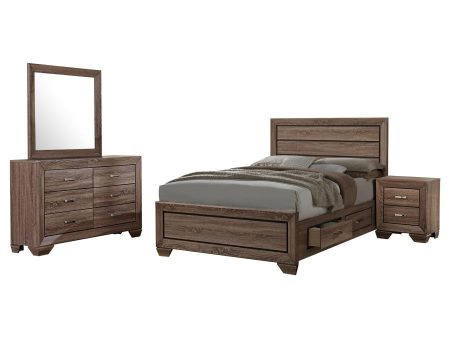 Kauffman - Transitional Storage Bed Bedroom Set Cheap