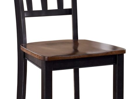 Owingsville - Black   Brown - Dining Room Side Chair (Set of 2) Online Hot Sale