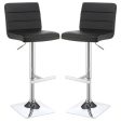 Bianca - Square Upholstered Adjustable Bar Stools (Set of 2) Fashion