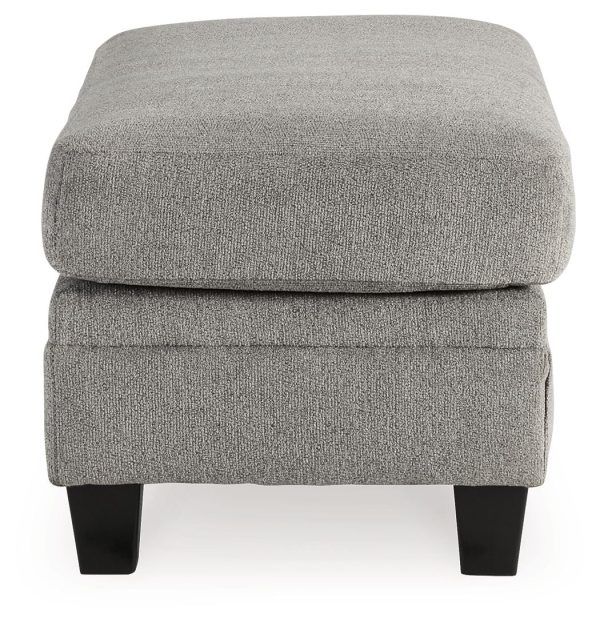 Davinca - Charcoal - Ottoman on Sale