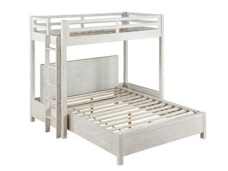 Celerina - Queen Bed - Weathered White Finish Online