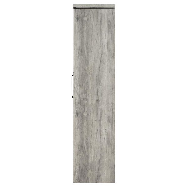 Alejo - 2 Door Engineered Wood Tall Cabinet - Gray Driftwood For Discount