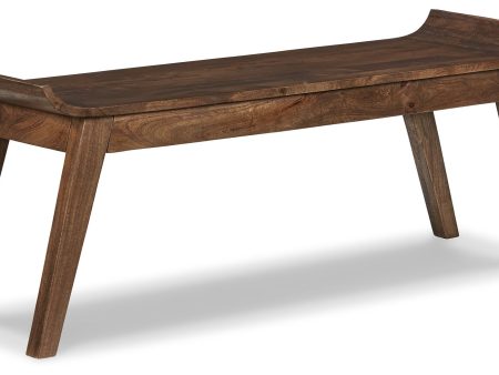 Tamish - Medium Brown - Accent Bench Discount