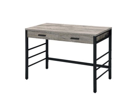 Disho - Desk - Light Weathered Oak & Black Finish Hot on Sale