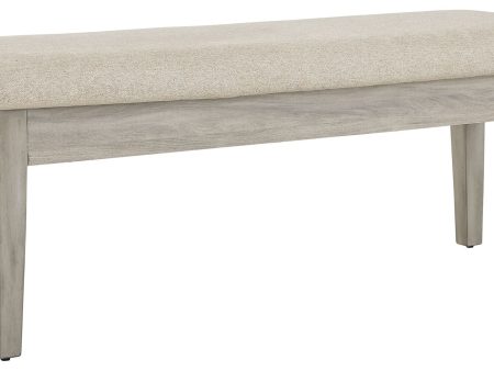 Parellen - Beige   Gray - Upholstered Storage Bench Online