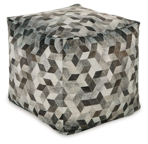 Albermarle - Gray   Brown - Pouf For Sale