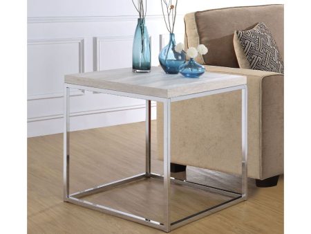 Snyder - End Table - Chrome Online Hot Sale