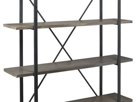 Gilesgrove - Black   Gray - Bookcase Online now