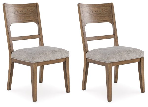 Cabalynn - Oatmeal   Light Brown - Dining Uph Side Chair (Set of 2) For Discount