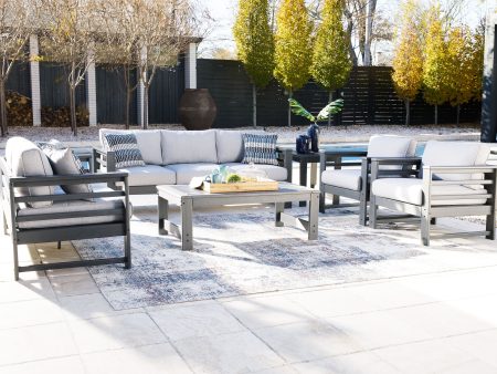 Amora - Charcoal Gray - 6 Pc. - Lounge Set Sale