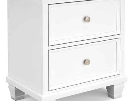 Fortman - White - Two Drawer Night Stand Online Hot Sale