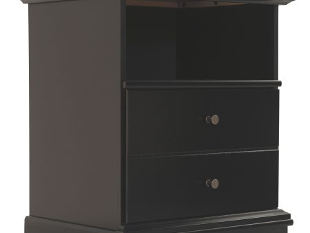 Maribel - Black - One Drawer Night Stand Online