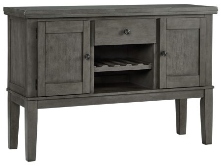 Hallanden - Gray - Dining Room Server Online Sale