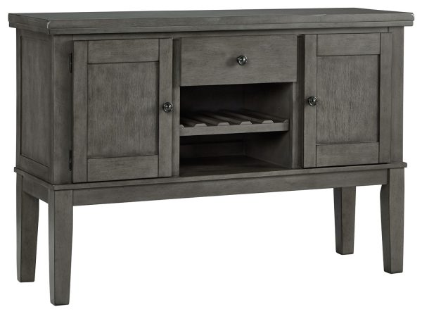 Hallanden - Gray - Dining Room Server Online Sale