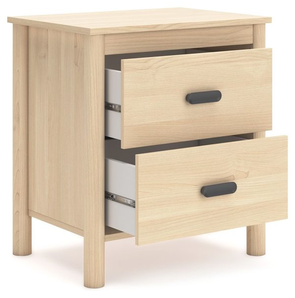 Cabinella - Tan - Two Drawer Night Stand For Discount