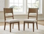 Cabalynn - Oatmeal   Light Brown - Dining Uph Side Chair (Set of 2) For Discount