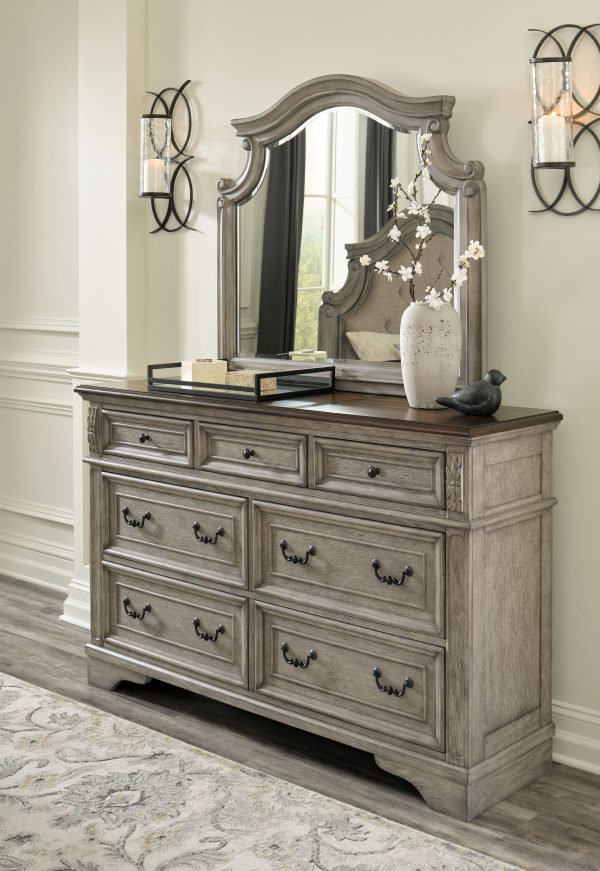 Lodenbay - Antique Gray - Dresser, Mirror Hot on Sale