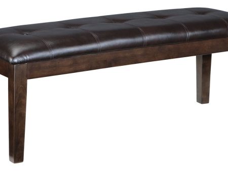 Haddigan - Dark Brown - Large UPH Dining Room Bench For Discount