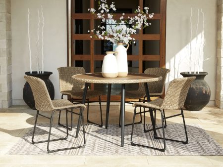 Amaris - Brown   Black - 5 Pc. - Dining Set Hot on Sale