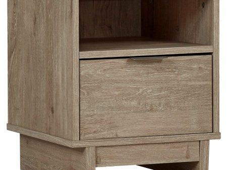 Oliah - Beige - One Drawer Night Stand - 20   Width Hot on Sale