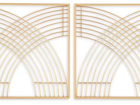 Dalkins - Gold Finish - Wall Decor Set (Set of 2) Fashion