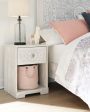 Paxberry - Whitewash - One Drawer Night Stand - Open Cubby Online Sale